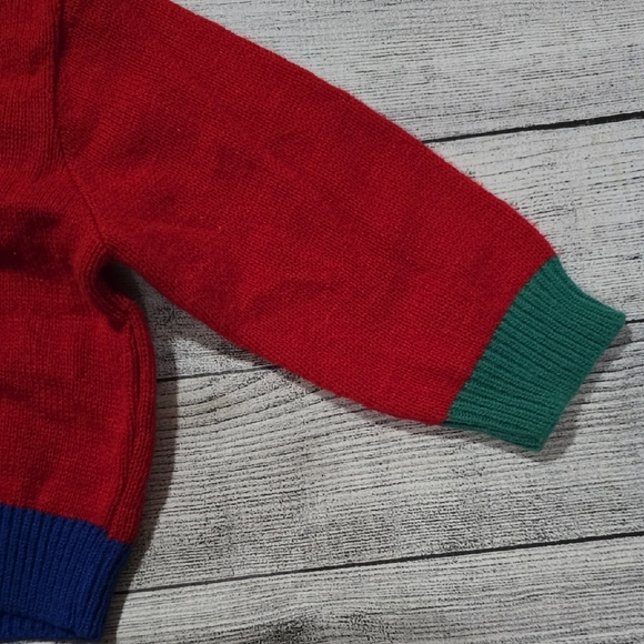Vintage Colorful Kids Cardigan - Picture 4 of 4